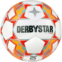 DERBYSTAR Stratos S-Light 290g Leicht-Fußball weiß/blau/orange 3