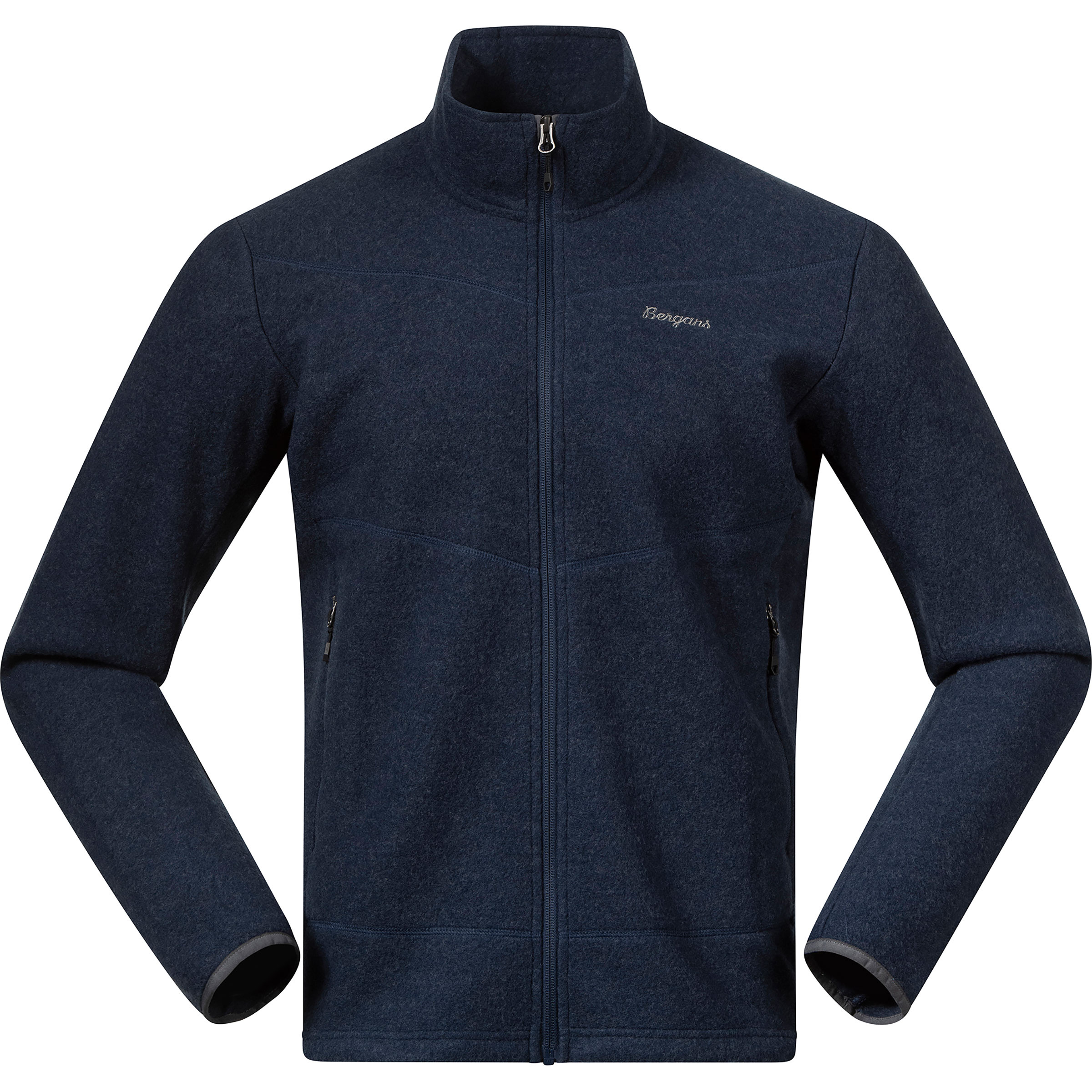 Bergans Rabot Merino Fleece Herren Fleecejacke blau Größe XXL Trekking Elastisch Merinowolle