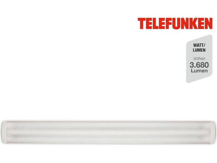 TELEFUNKEN LED Réglette 128\,2 cm 1x 30W 3680lm blanc