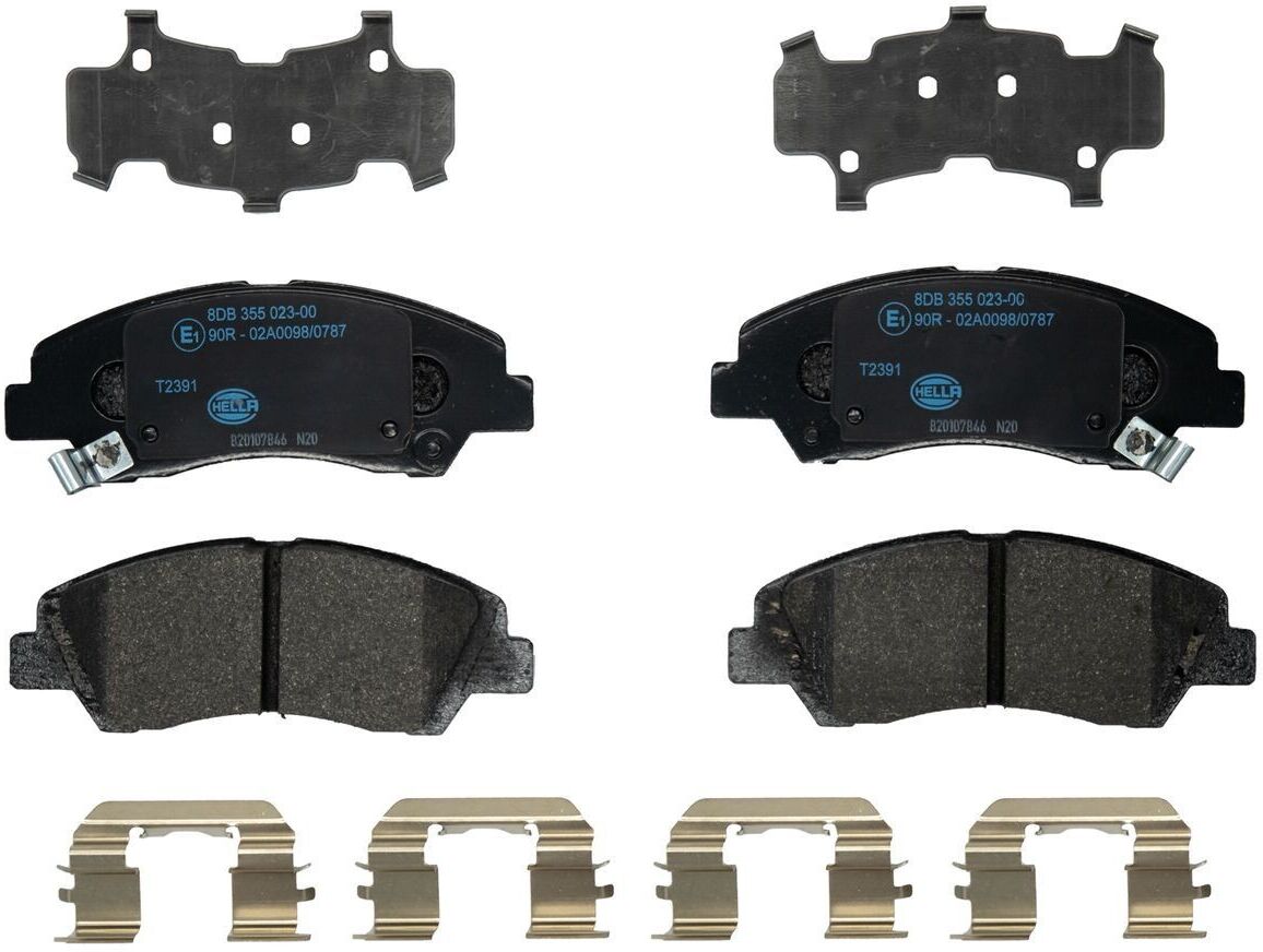 HELLA 8DB 355 023-001 Brake pad set