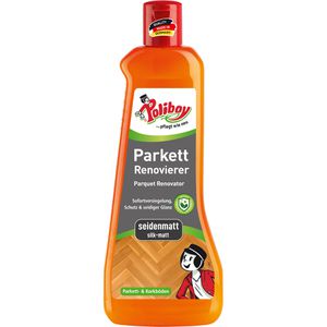 Poliboy Bodenpflege Parkett Renovierer seidenmatt, schützt Parkett- und Korkböden, 0,5 Liter