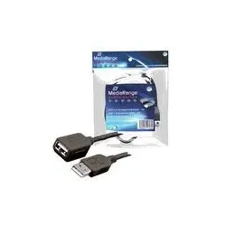 MediaRange MRCS111 USB Kabel 3 m USB A Schwarz
