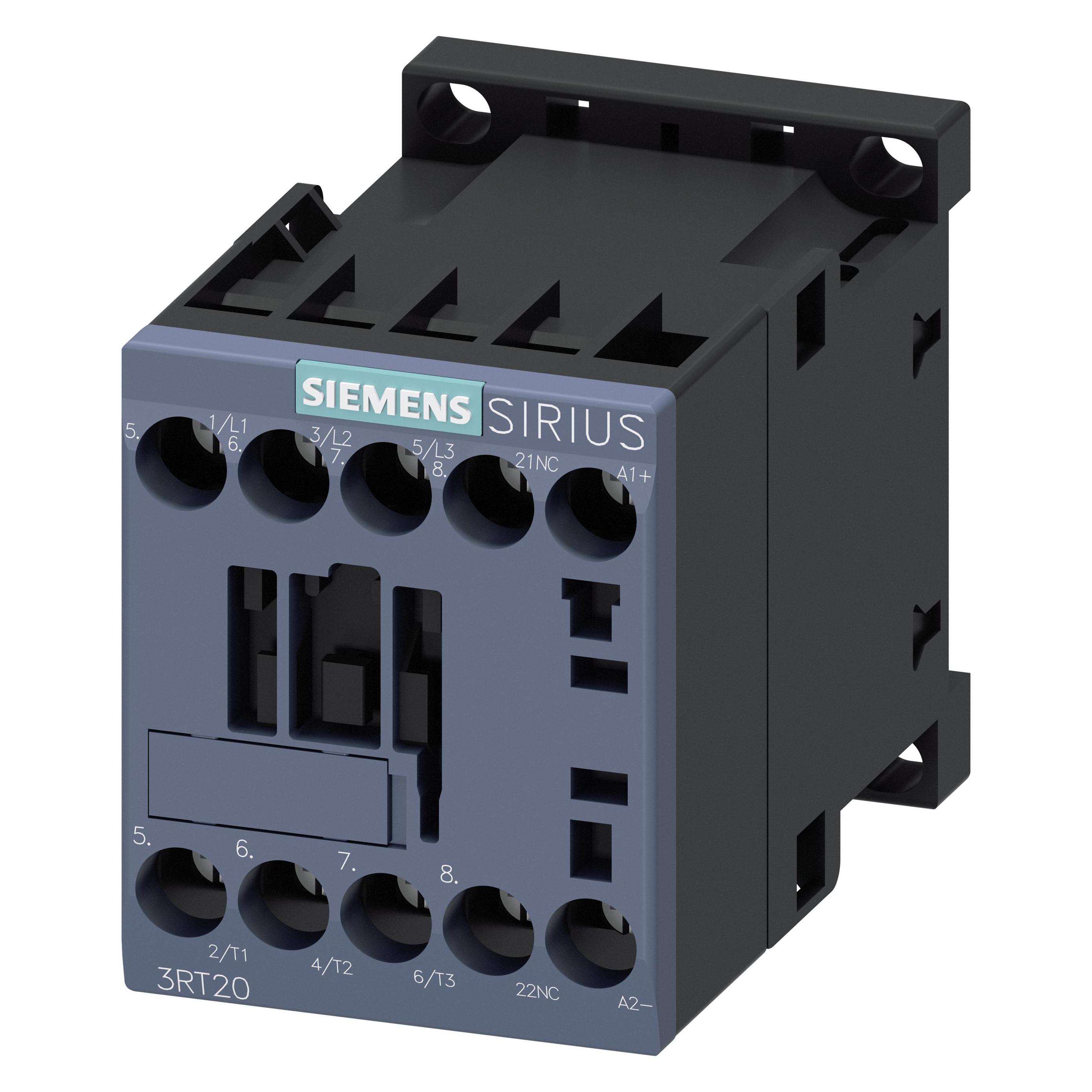 Siemens Schütz, 24 VDC, 3 NO, 1 Öffner (NC), Schraubklemmen (3RT20161FB42)