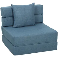 SCHLAFSESSEL aus Polyester Schaumstoff Dunkelblau