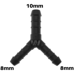 WamSter® Y Schlauchverbinder Pipe Connector reduziert 8mm 8mm 10mm Durchmesser