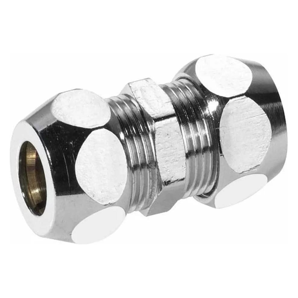 Werner Schütz Schlösser Armaturen Doppelquetschverschraubung 3/8 x10mm verchromt (0018941010001)