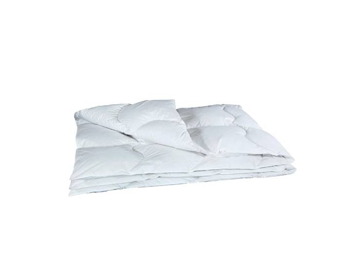 Daunenbettdecke ALBIS SWITZERLAND Wave 400 , weiss (weiß), B:200cm L:210cm, Obermaterial: 100% Baumwolle. Füllung: 100% Entendaune, Bettdecken, Daunenbettdecke