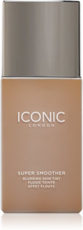 ICONIC London Super Smoother Blurring Skin Tint Lightweight Tinted Moisturizer shade Warm Tan 30 ml