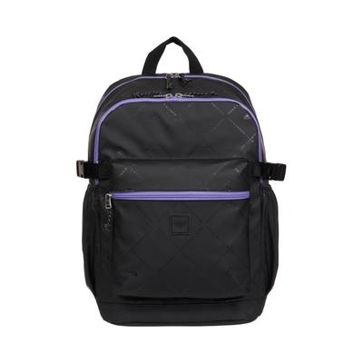 Tagesrucksack ROXY "Gateline 2.0 22L", Damen, schwarz (anthrazit monogram rx), Kunstfaser, Rucksäcke