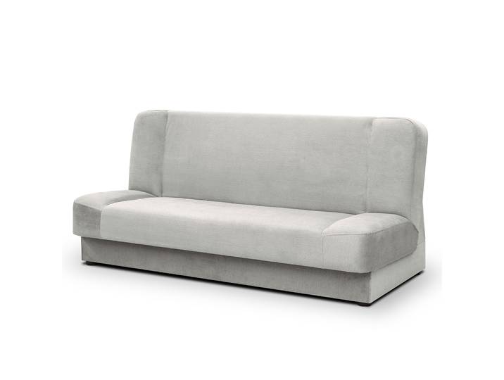 Schlafsofa Grau Samt Cronos 190 x 87 x 85cm mit Schlaffunktion Modern