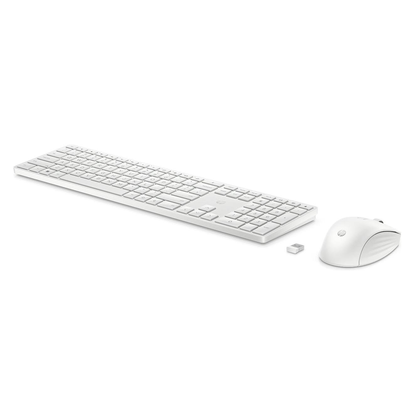 HP Printing & Computing 655 Wireless KB/MSE Combo WHT - INTLEnglish loc (Eng. Int., Kabellos) (860P8AA#ABB)