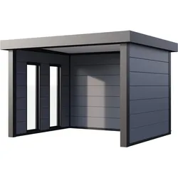 Telluria Pavillon Singolo 3630 inkl. 2 Fenster lichtgrau
