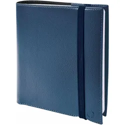 Quo Vadis, Agenda, Time&Life Medium MS 2022 QV540120 metallblau, 1W/2S,16X16cm (A6, 1 Woche / 2 Seiten)