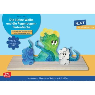 Die kleine Wolke und die Regenbogen-Tintenfische. Erzählschienen-Figurenset, Set von Nicole Roth, Don Bosco