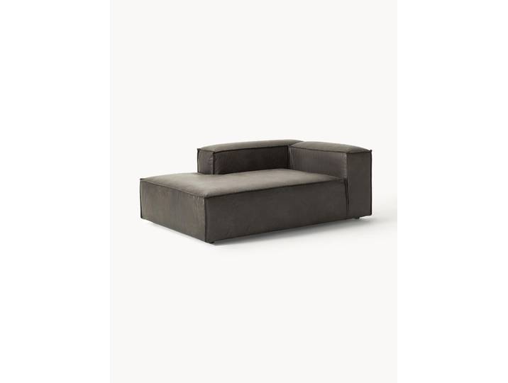 Module de méridienne en cuir Lennon