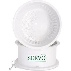 SERVO Saftge.Kombi-S.Ø35 Email, Einkochautomat, Weiss