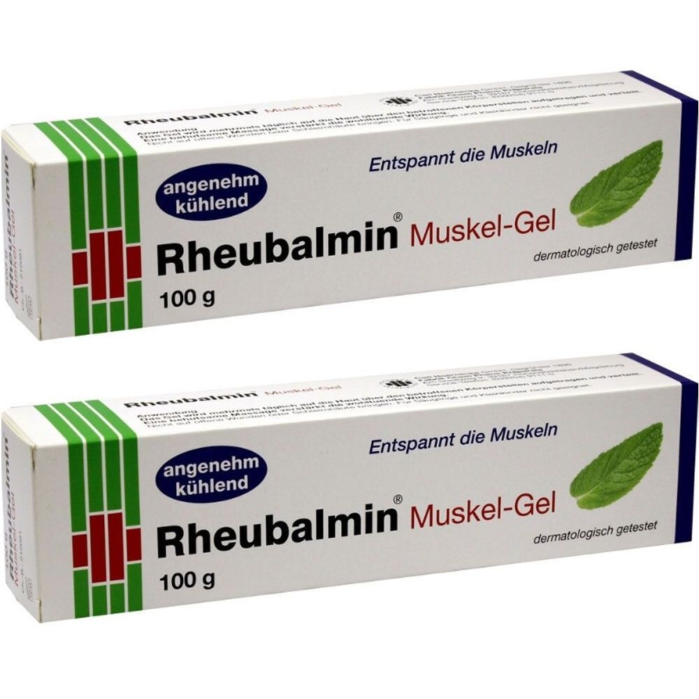 Rheubalmin Muskel-Gel 2x 2x100 g Gel