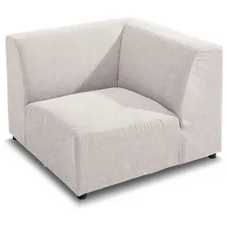CASEDO Sofa-Eckelement klein (7120) Valencia Stoff Grau Platin