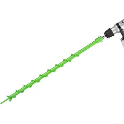 VEVOR Erdbohrer für Bohrmaschine, Ø 40x790 mm Gartenbohrer, kompatibel mit Bohrern mit 20 mm Innendurchmesser, Pfahlbohrer, Durchlässenbohrer, Grabungswerkzeug zum Pflanzen und Bohren