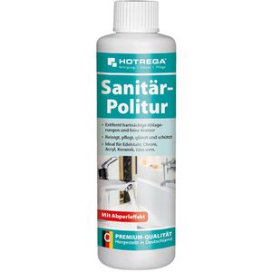 Hotrega Badreiniger Sanitär-Politur, mit Abperleffekt, mit Mikropolierkörpern, 250ml