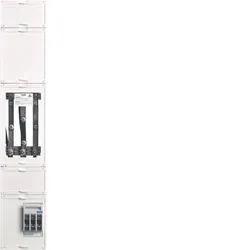 Hager UF51W7 Wandlerfeld, universN, bis 135 A, mit NH00 Trenner auf Sammelschiene