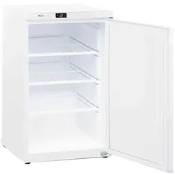 CISABA Vertikaler Gefrierschrank, 112 Liter, mit 3 Einlegeböden für die Gastronomie. Gläserfroster-Gefrierschrank für Bar und Restaurant.