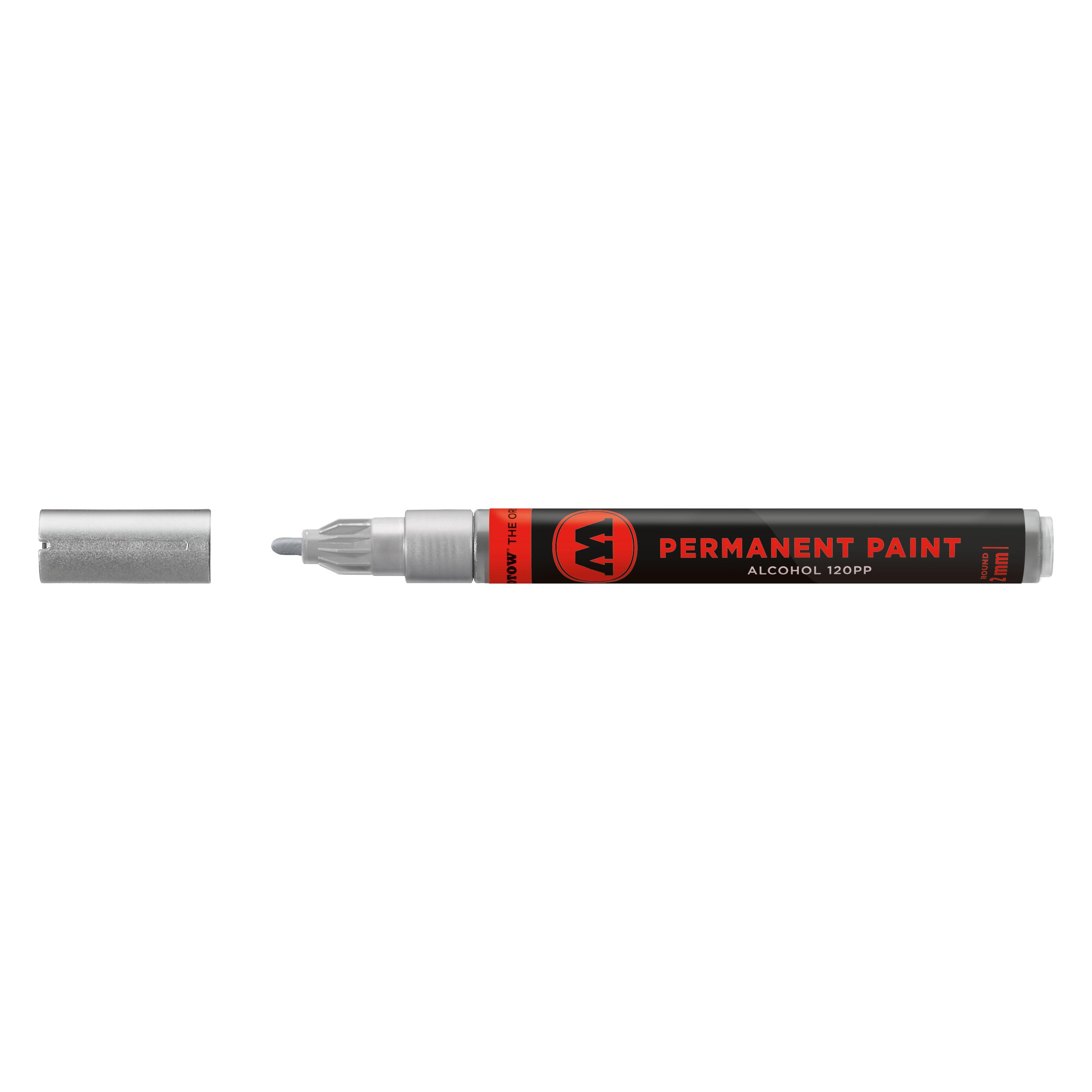 Molotow Filzstift Permanent Paint 120P chrome 400 (1x) (120400)