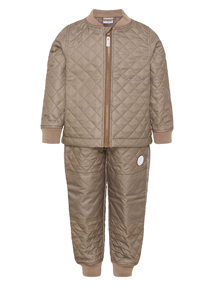 HULABALU 2tlg. Thermooutfit in Hellbraun - 98