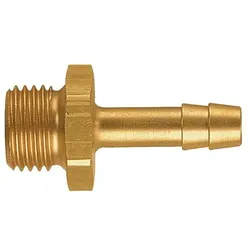 Messing Gewindetülle AG DN 6 (1/8") - 9 mm