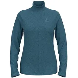 ODLO Damen Rollkragen m.RV lg.Arm Da ROY, Größe L in Blau Blau