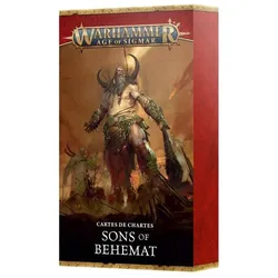 Games Workshop Warhammer AoS – Warscroll-Karten V.4: Söhne von Behemat (Fr)