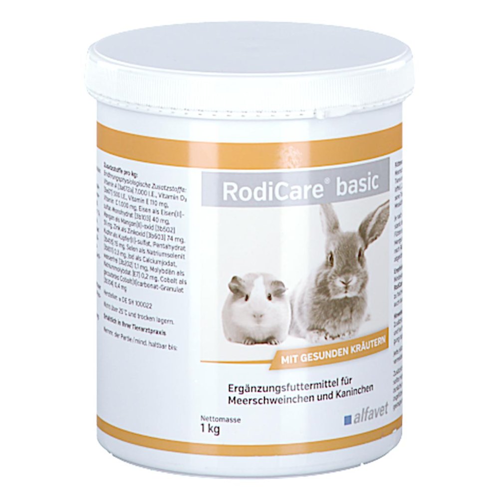 alfavet Tierarzneimittel GmbH Rodicare Basic Pellets für Kaninchen und Meerschweinchen 11714464