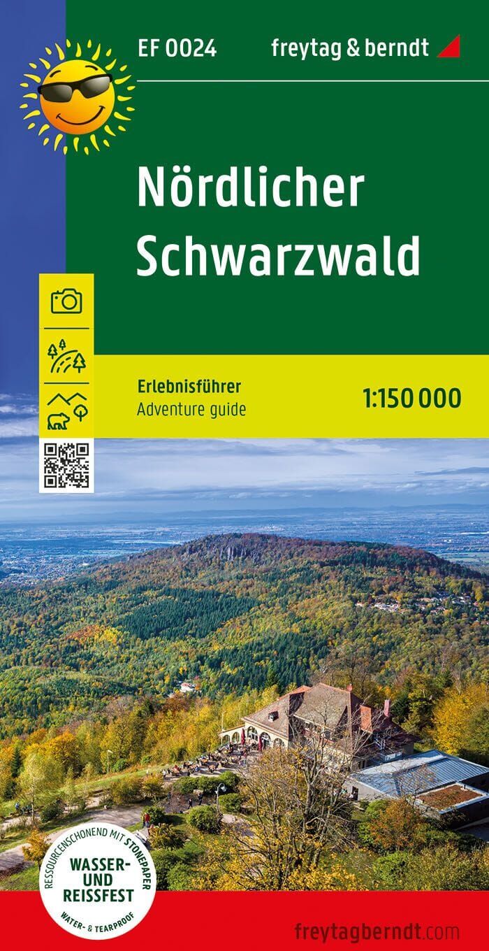 Carte de loisirs - Forêt Noire nord / Nördlicher Schwarzwald Erlebnisführer   Freytag & Berndt