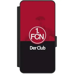 Nivocase Klapphülle für Samsung Galaxy S26 Handyhülle aus Kunst Leder NIVOflip schwarz 1. FC Nürnberg Der (Samsung Galaxy S26), Smartphone Hülle, Schwarz