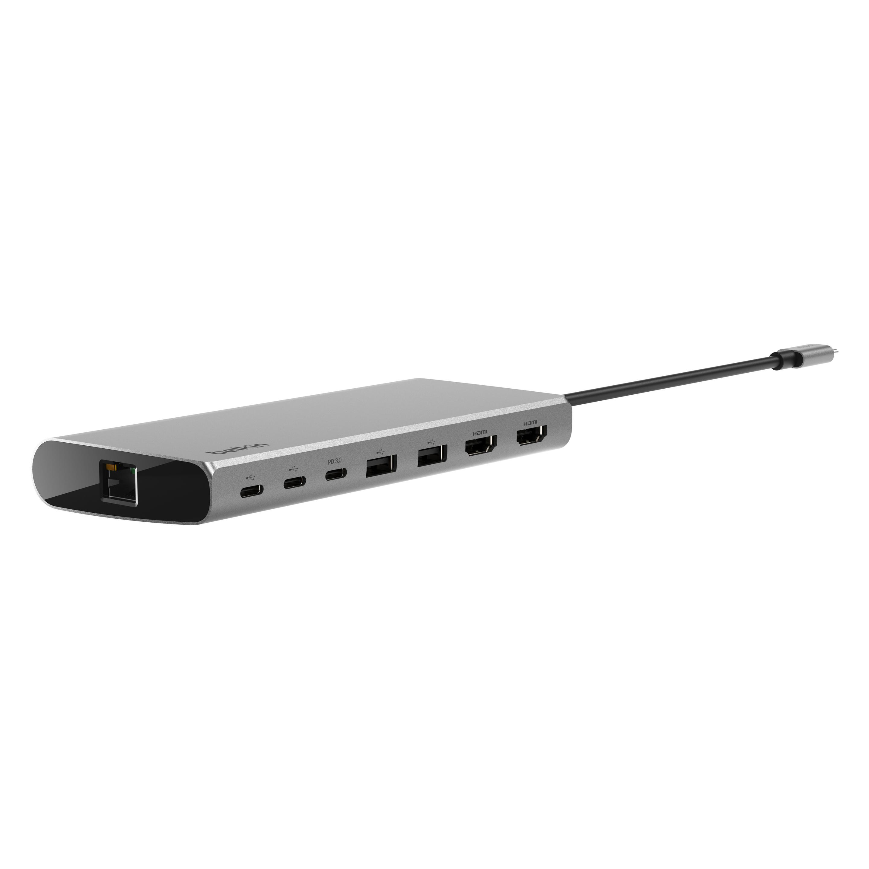 Belkin INC015BTSGY-CZ (USB-C, 8 Ports) (INC015BTSGY-CZ)
