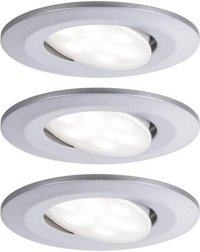 Paulmann Calla LED-Bad-Einbauleuchte 3er Set 18W IP65 Chrom (matt)