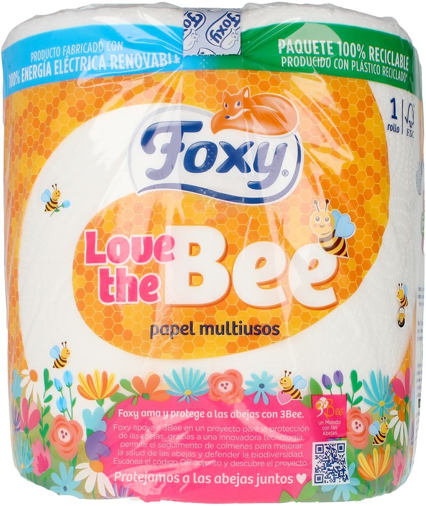 Foxy Love The Bee Jumbo papel cocina 1 u