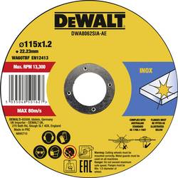 DEWALT DWA8062SIA-AE DWA8062SIA-AE Trennscheibe 115 mm 1 St. Metall, Edelstahl, Eisen