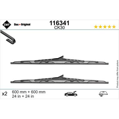 Swf Wischblatt [Hersteller-Nr. 116341] für Nissan, Iveco, Opel, Renault