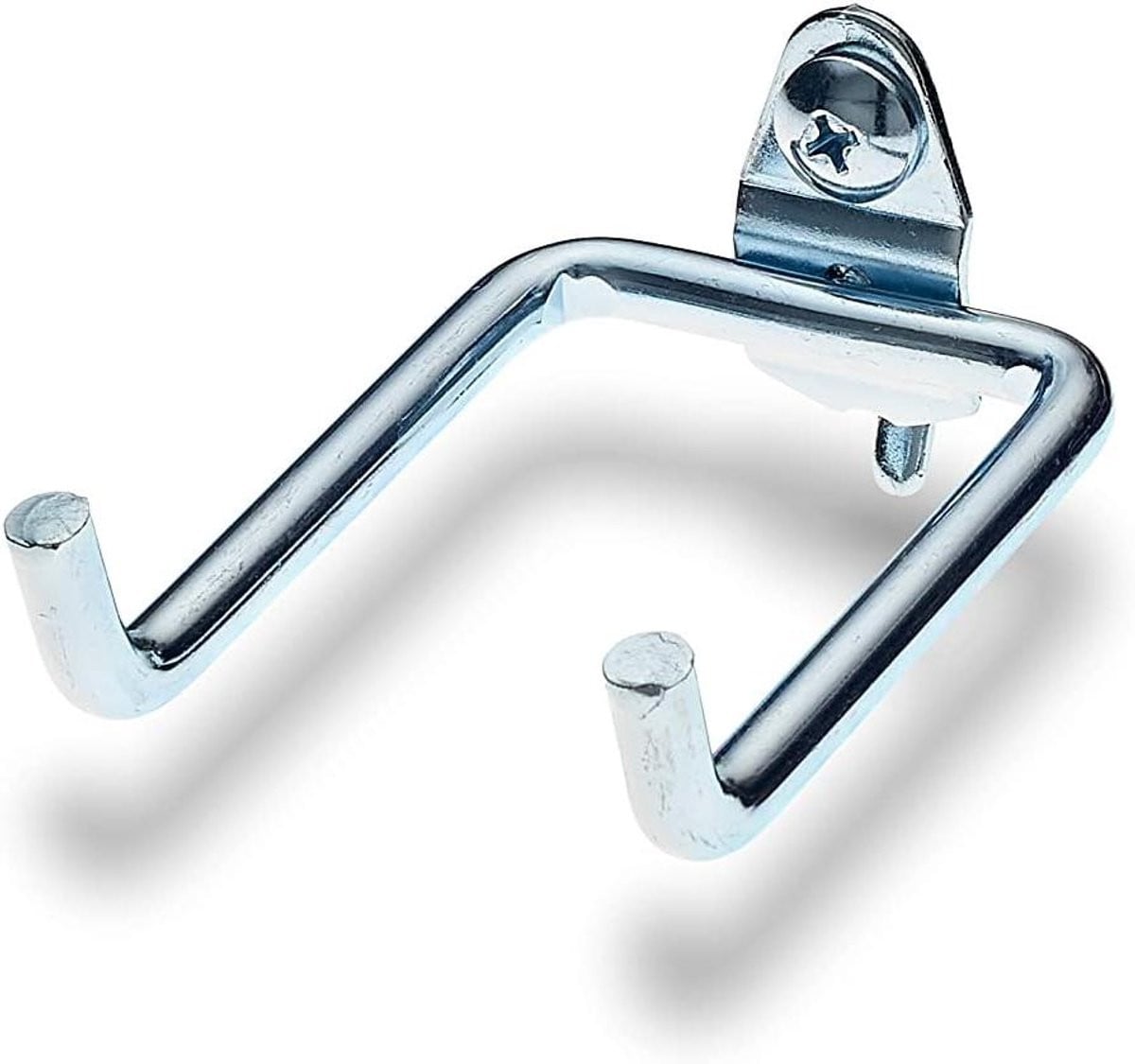 Dubbele Haak Pegboard Ophangsysteem Zilver - Pack van 10