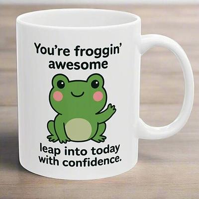 Witzige Geschenktasse mit positiver Botschaft – einzigartige Kaffeetasse für alle, die Motivation lieben