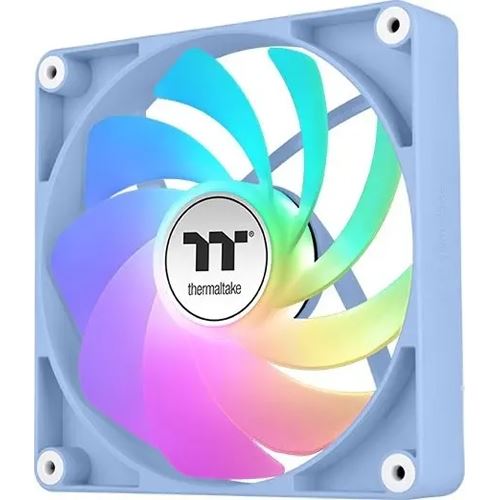 120x120x25mm Thermaltake CT120 Reverse ARGB Sync PC Cooling Fan Hydrangea Blue 2 Pack