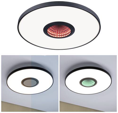 Paulmann 71038 Spaceglow LED-Deckenleuchte LED 21W Schwarz (matt)
