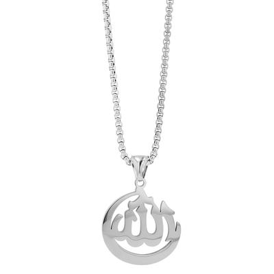Kette mit Anhänger ADELIA´S "Damen Edelstahl Halskette mit Anhänger", silber, Halsketten, Damen, Edelstahl