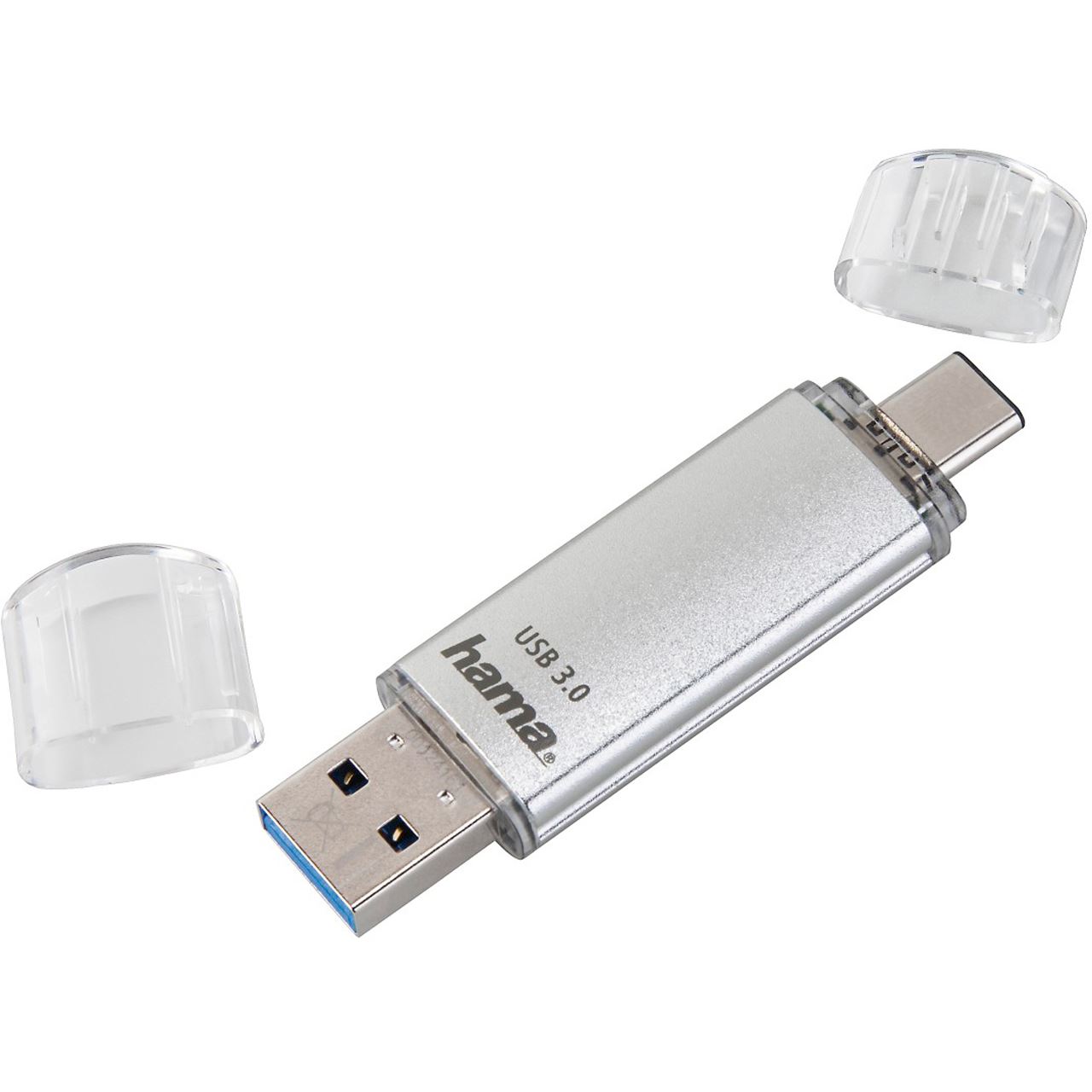 32 GB Hama FlashPen C-Laeta silber USB 3.0 und Typ C