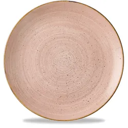 Churchill Stonecast Raw Terracotta Teller Flach Coup 26cm