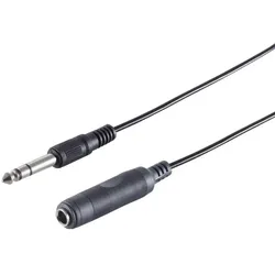 Klinkenstecker - Klinkenbuchse 6,3mm, 5,0m