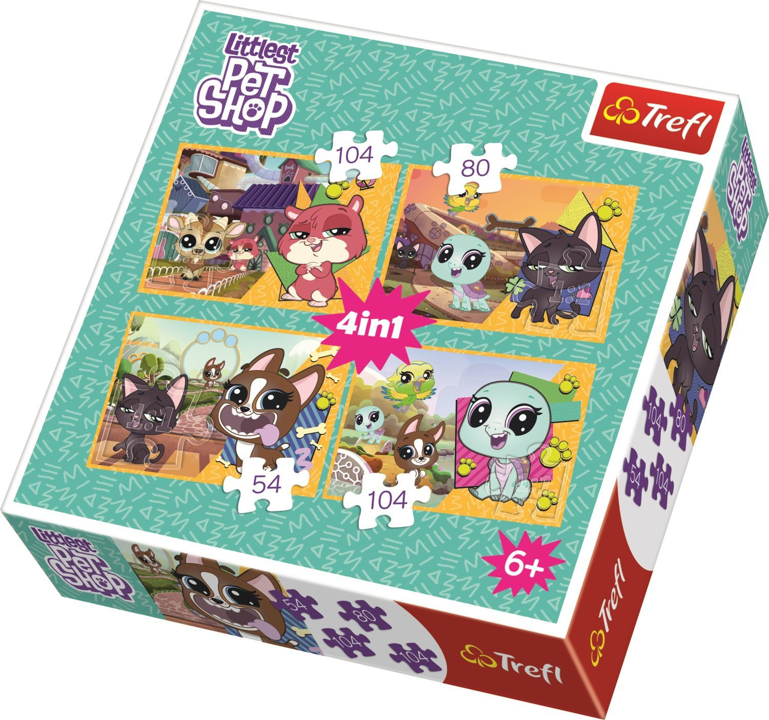 Trefl Puzzle 4-in-1 Mix