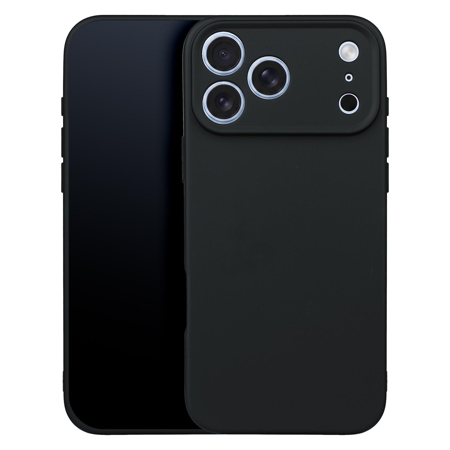 OEM Silicon Box case for iPhone 17 Pro black (Apple iPhone 17 Pro) (GSM193502)