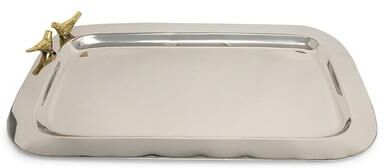 "Jiallo Love Birds Rectangular Tray 15.25 x 9"""